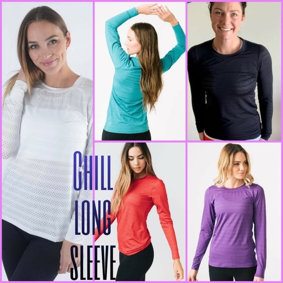 Zyia White Chill Long Sleeve Shirt XL EUC - Picture 6 of 7